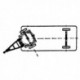 Remorques industrielles tractables 2500 x 1250 mm - 5000 kg - Roues:caoutchouc super-élastique