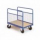 Chariot 2 ridelles grillagées amovibles 350kg - Dim:(L) 1030 x (l) 660